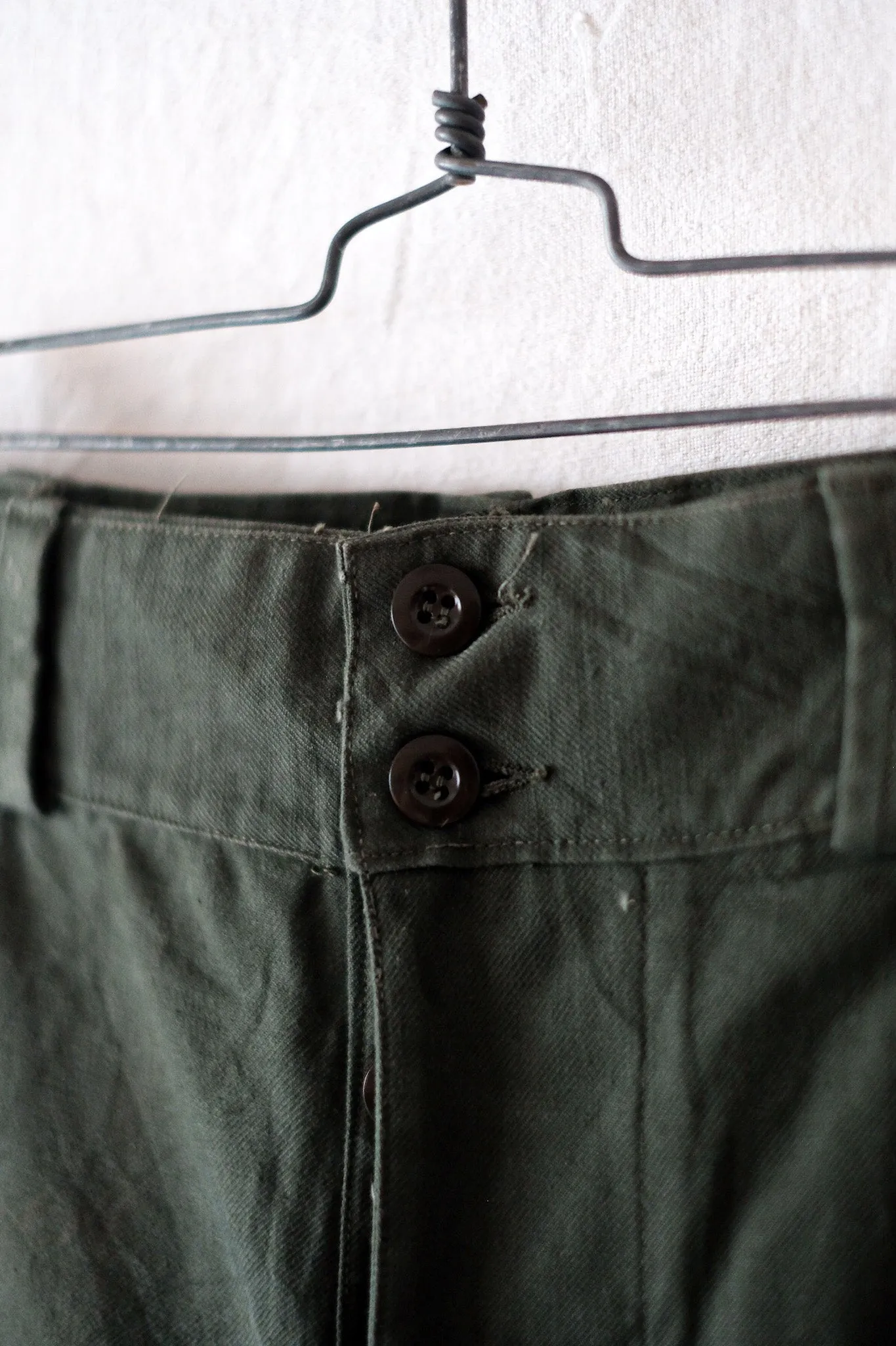[~ 50's] French Army M47 Taille des pantalons de terrain.76L