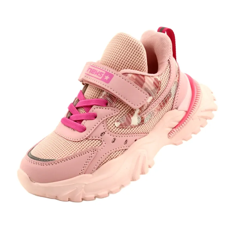 ADI Chaussures de Sport Avec Velcro NEWS 22DZ32-4931 Rose