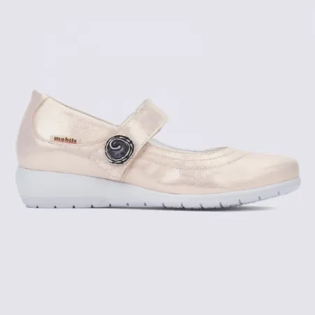 Ballerines à bride Mephisto en cuir rose clair I Igert Chausseur & Maroquinier Dannemarie