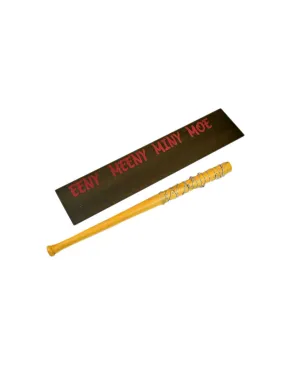 Batte de baseball non officielle Lucille de Negan avec support, The Walking