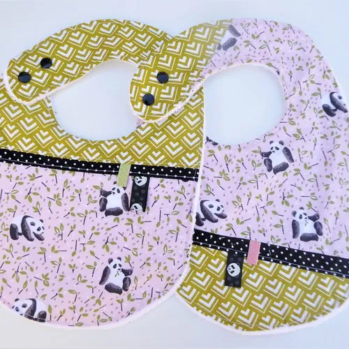 Bavoirs bébé pandas