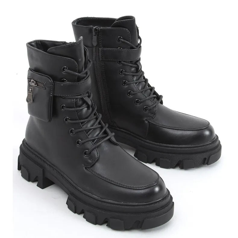 Boots avec pochette Trymo Black le noir