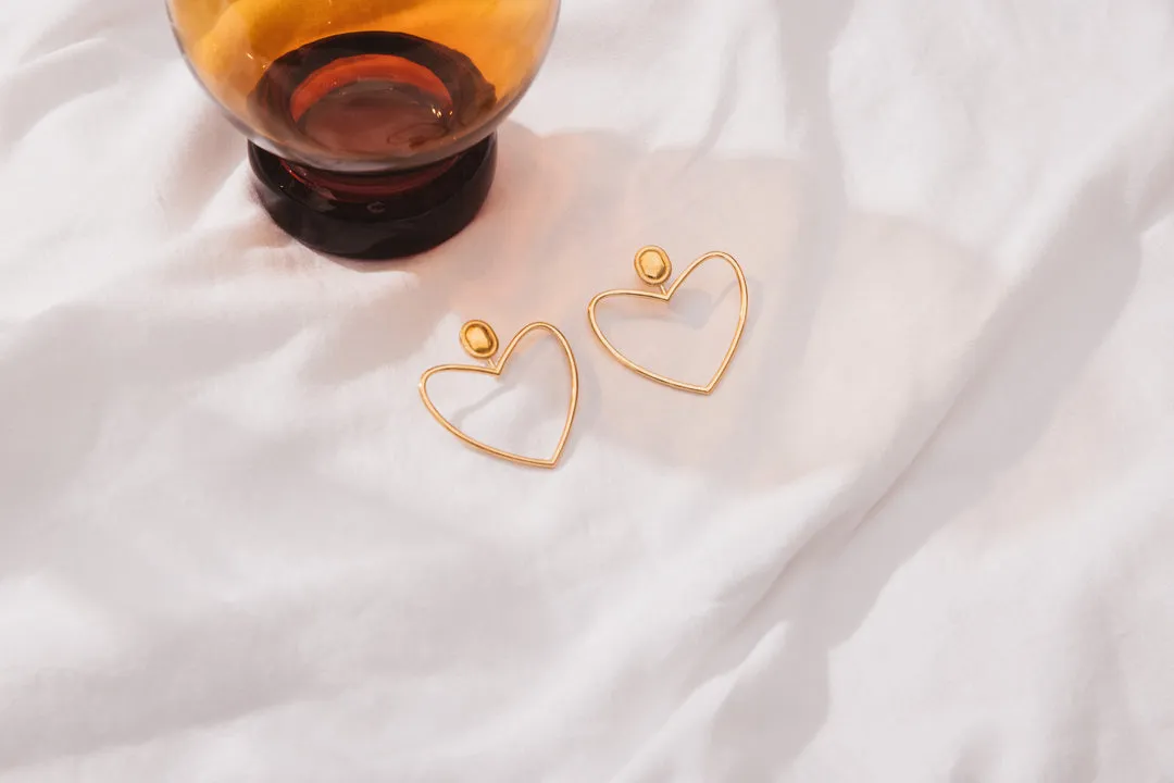 Boucles d'oreilles Liaison doré