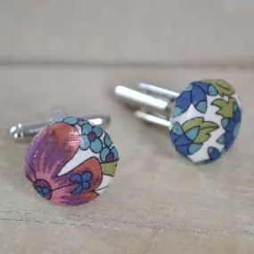 Boutons de manchette liberty margaret annie broceliande