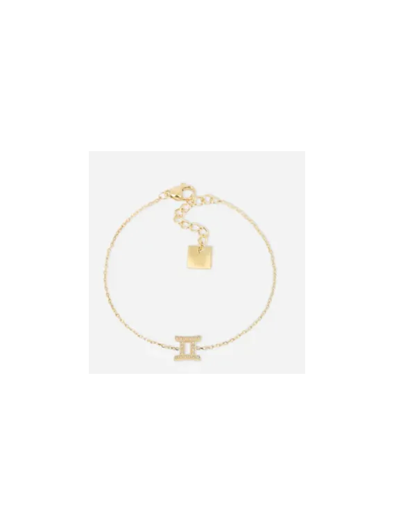 Bracelet acier doré Gemeaux Zag Bijoux