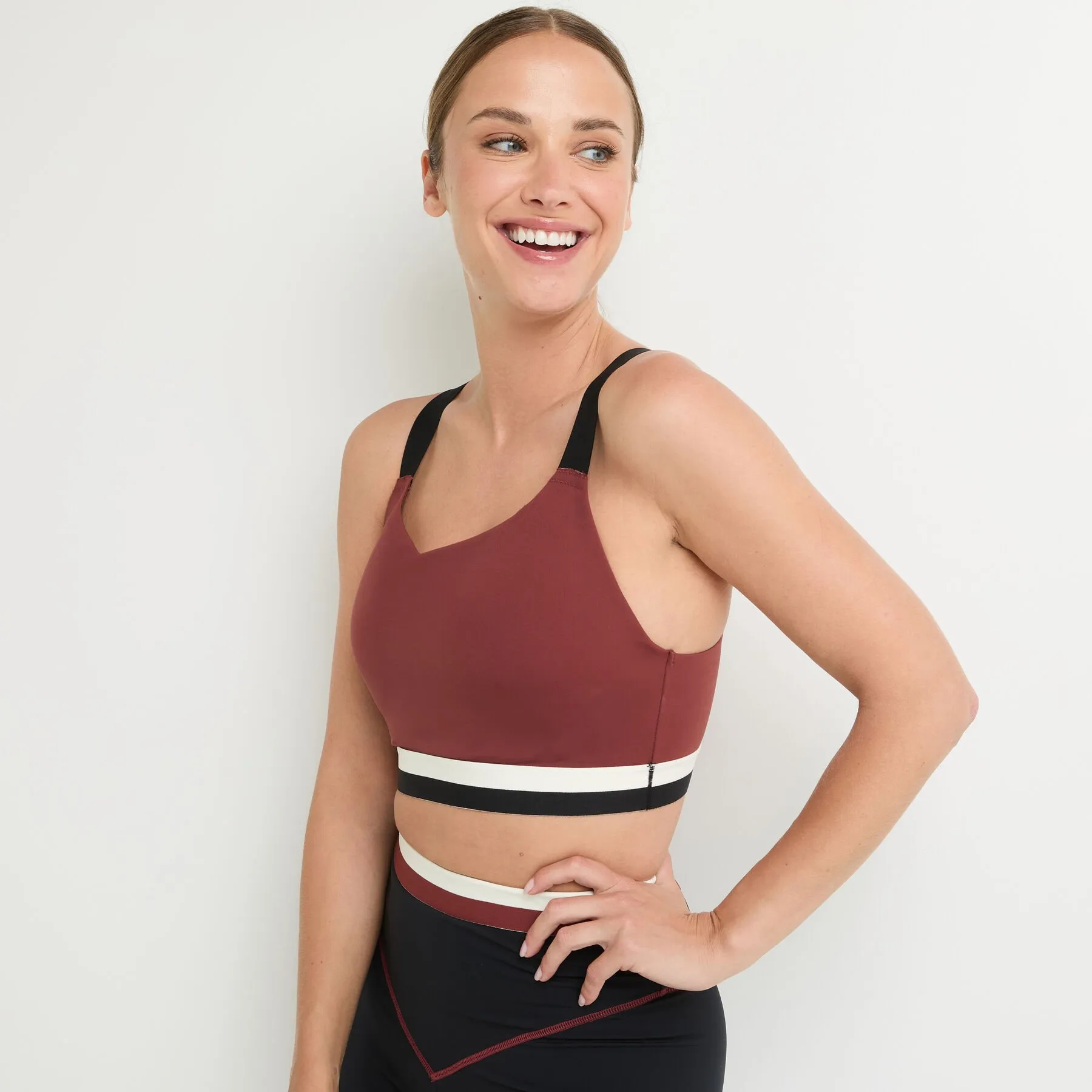 BRASSIERE SPORT MARRON | RougeGorge