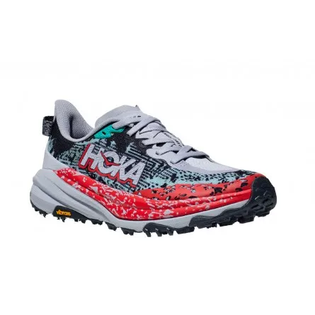 Chaussure de trail - running Hoka Speedgoat 6 Femme gull / stormy skies