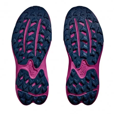 Chaussure trail femme Hoka Torrent 4 Femme drizzle / fuchsia