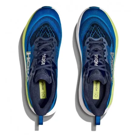 Chaussure trail homme Hoka Skyflow varsity navy / electric cobalt