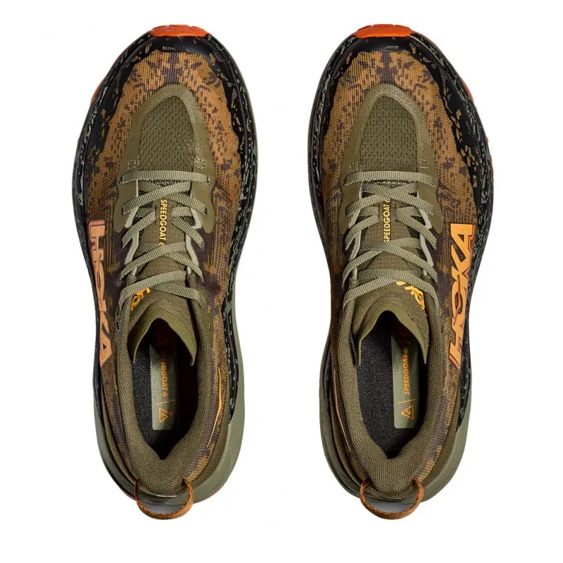 Chaussure trail homme Hoka Speedgoat 6 antique olive / squash