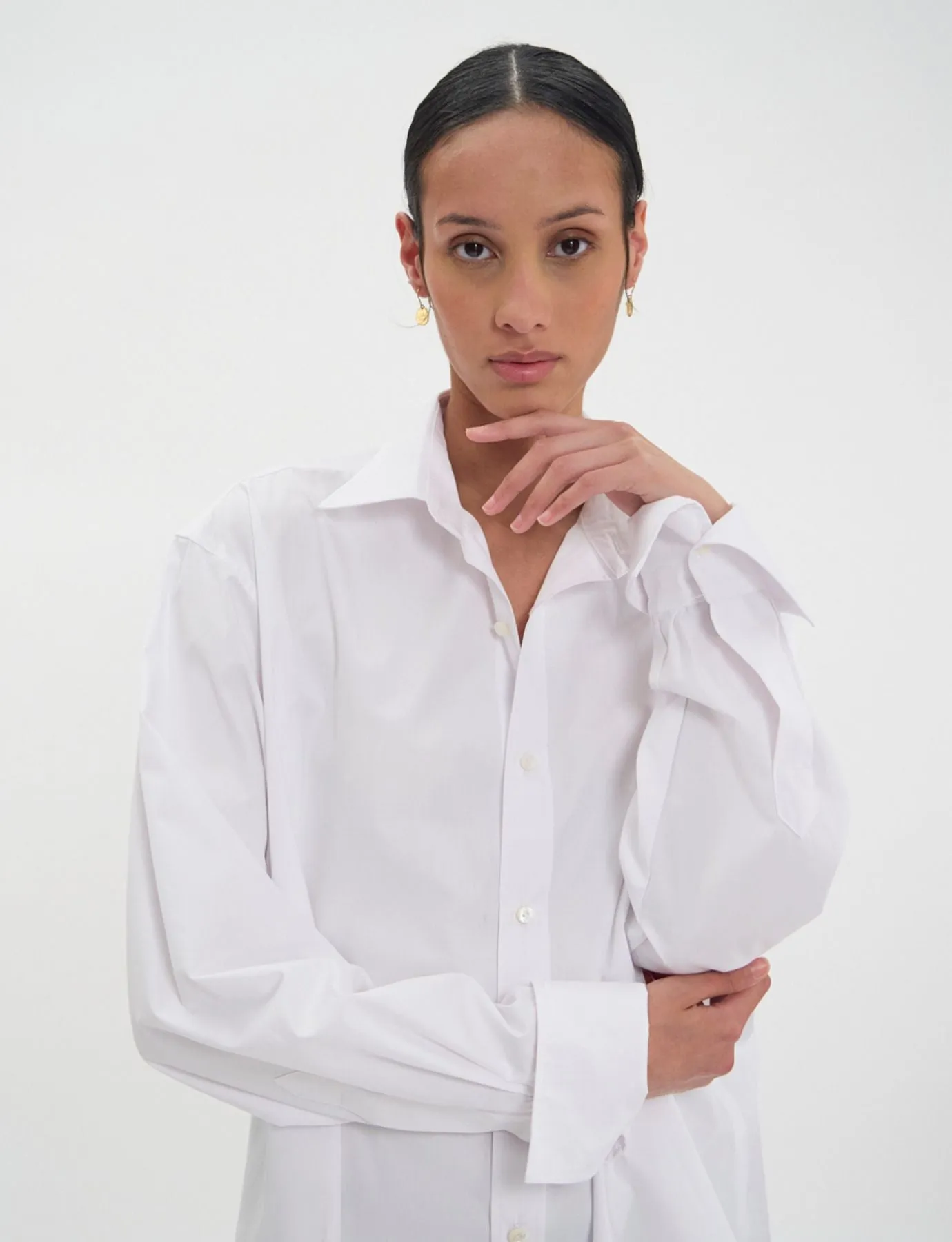 Chemise d’artiste Nova blanche