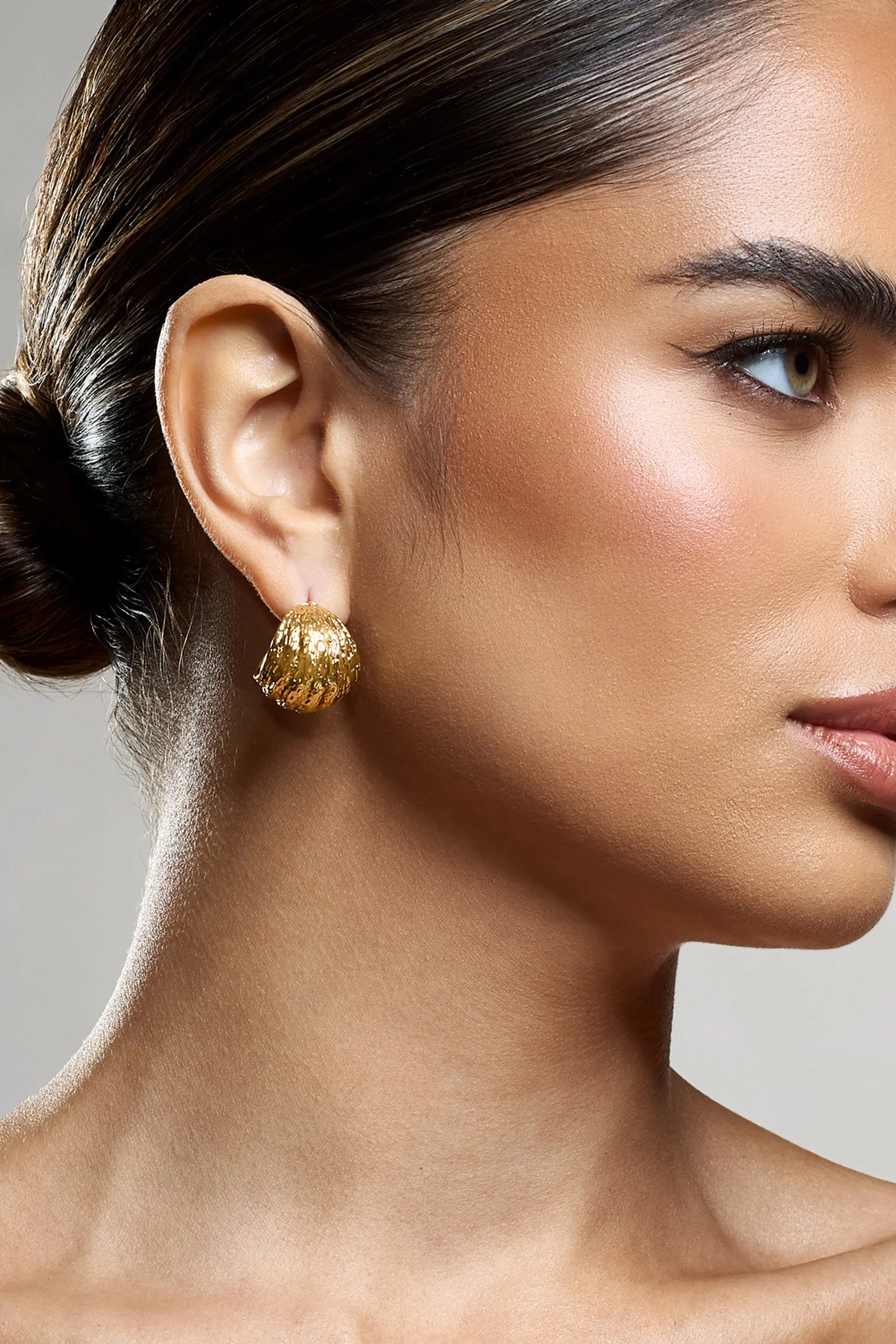 Christabel | Boucles d'oreilles epaisses dorées