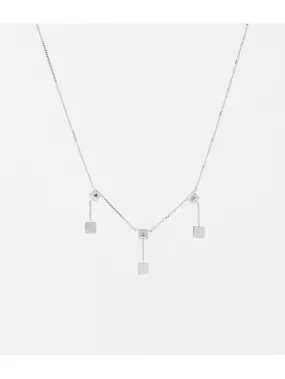 COLLIER–Aspen–ACIER–Zirconium–38+5cm Zag Bijoux