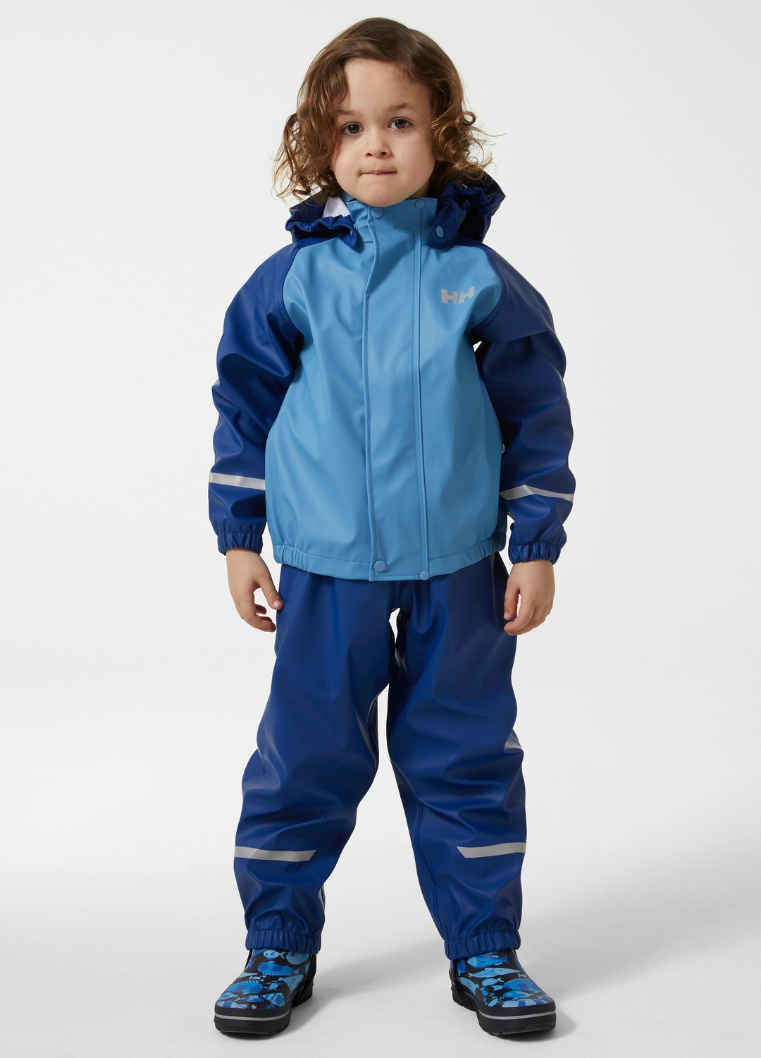 Combinaison de Pluie Helly Hansen Kids Bergen 2.0 PU Rainset Deep Fjord