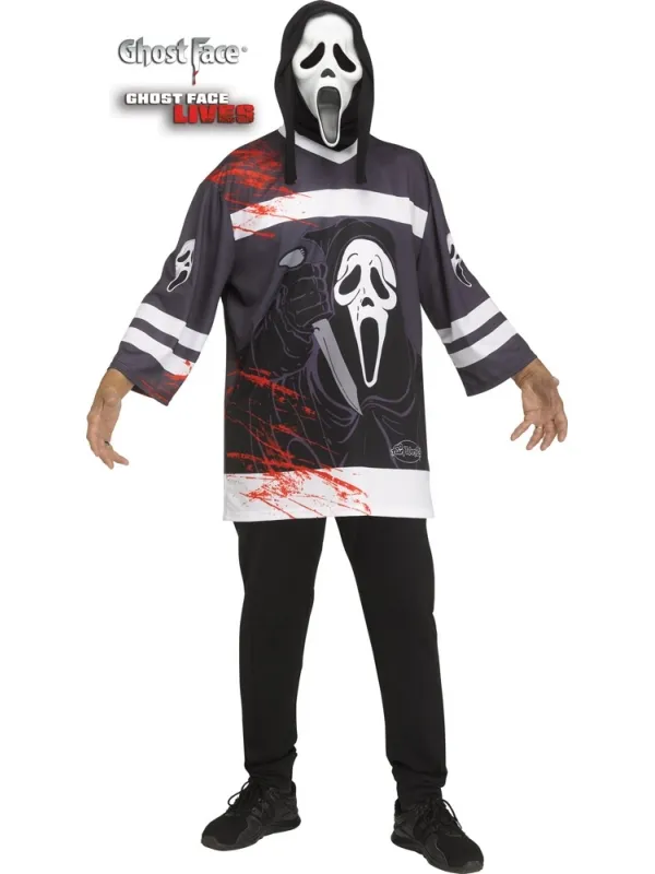 Costume Maillot et Masque Ghost Face® homme sous Licence pour Halloween
