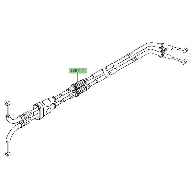 Câbles des gaz double Kawasaki Ninja H2 | Moto Shop 35