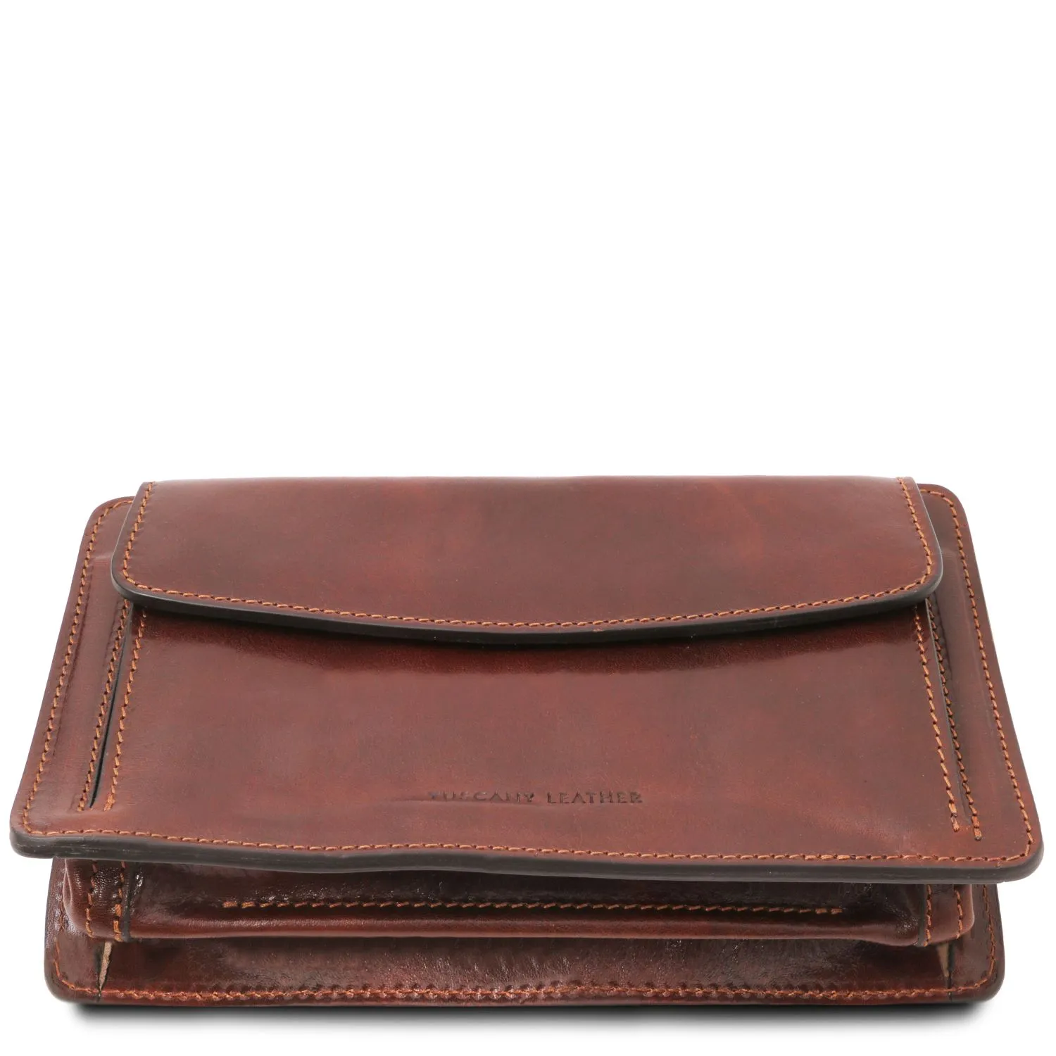 Denis Elégante Pochette en Cuir Pour Homme Marron TL141445