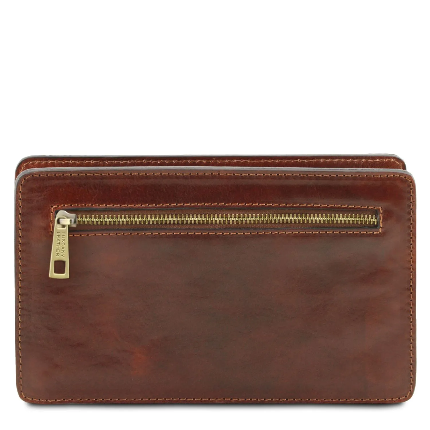 Denis Elégante Pochette en Cuir Pour Homme Marron TL141445