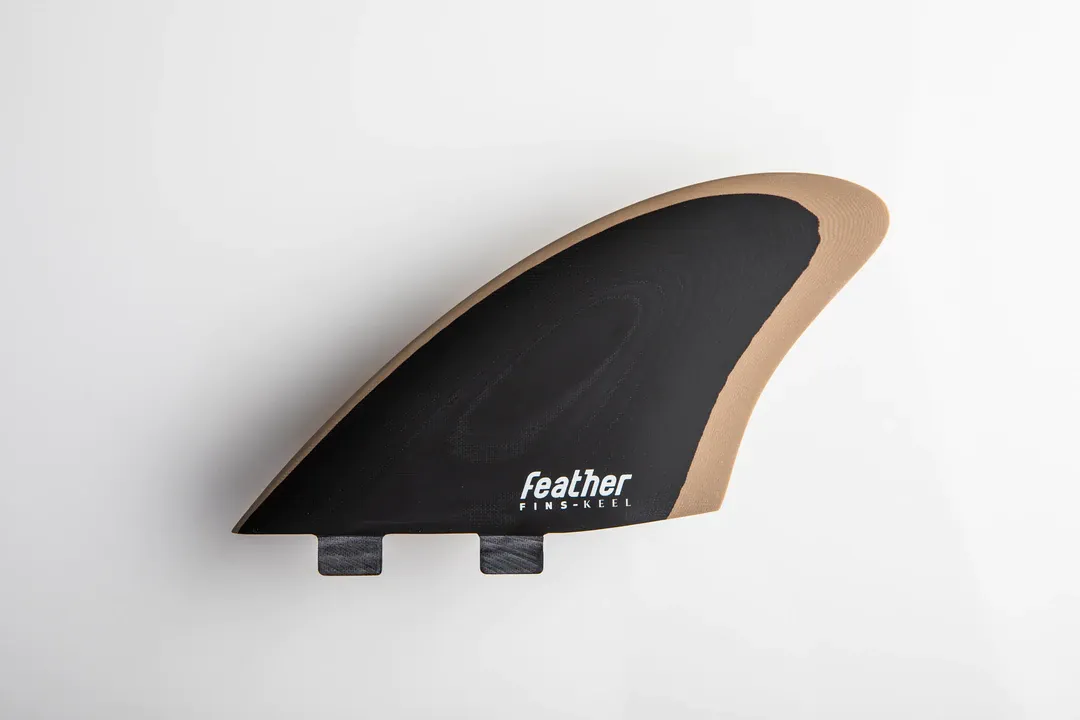 Dérives de surf Twin Keel - Black / Chocolate