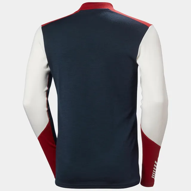 haut helly hansen lifa merino midweight logo off white