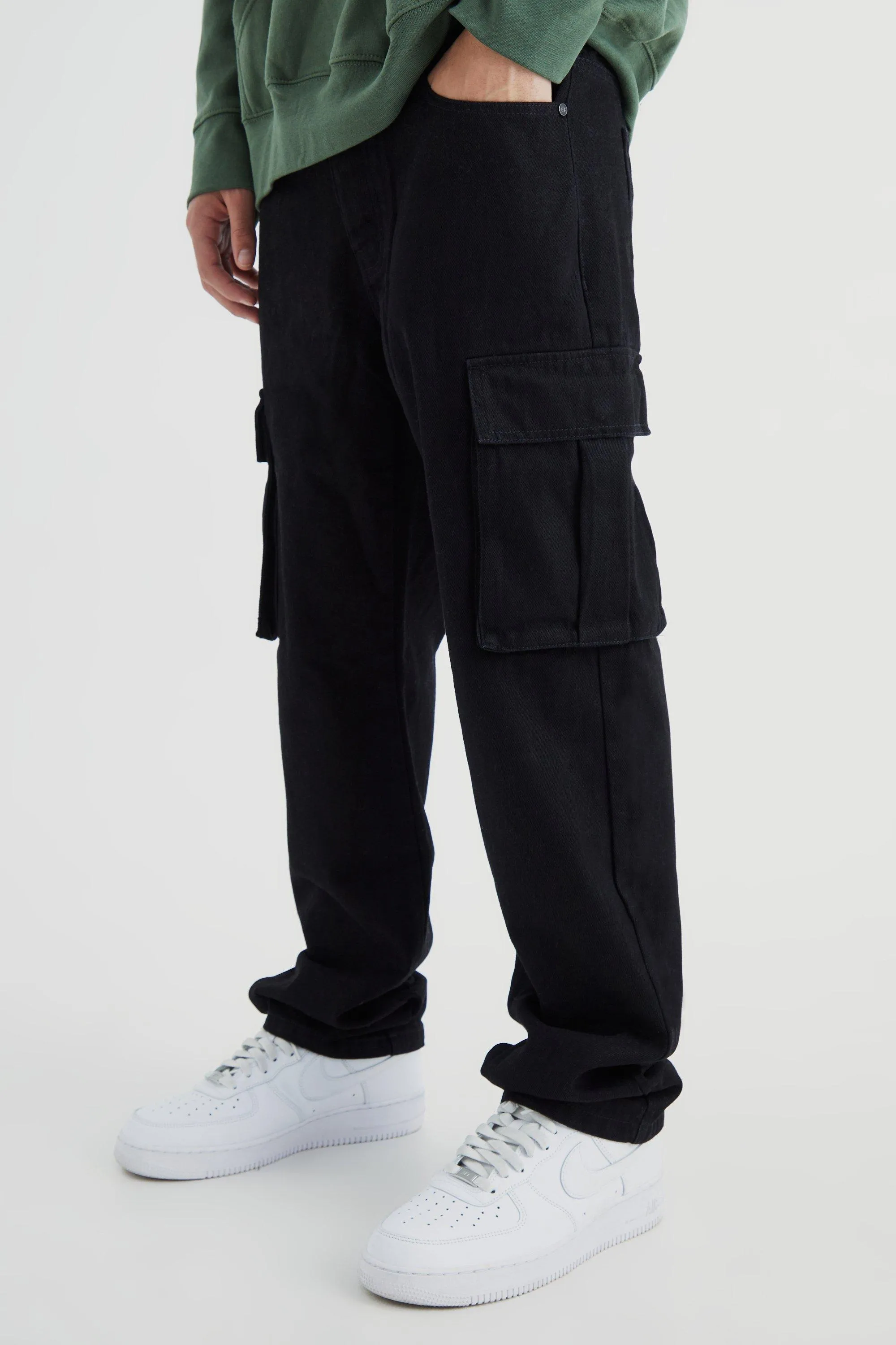Jean cargo ample