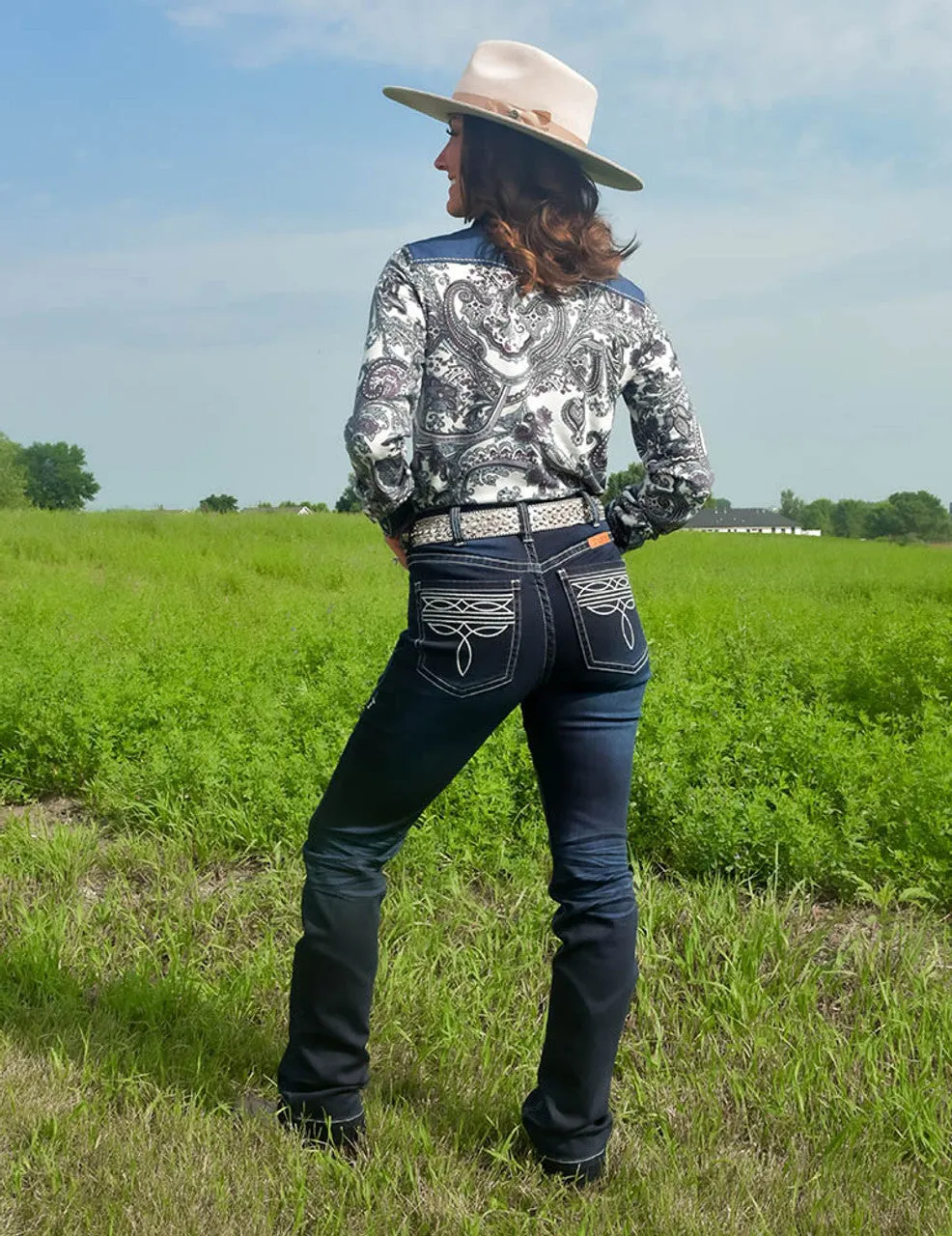 Jeans Cowgirl Tuff Boot Stitch