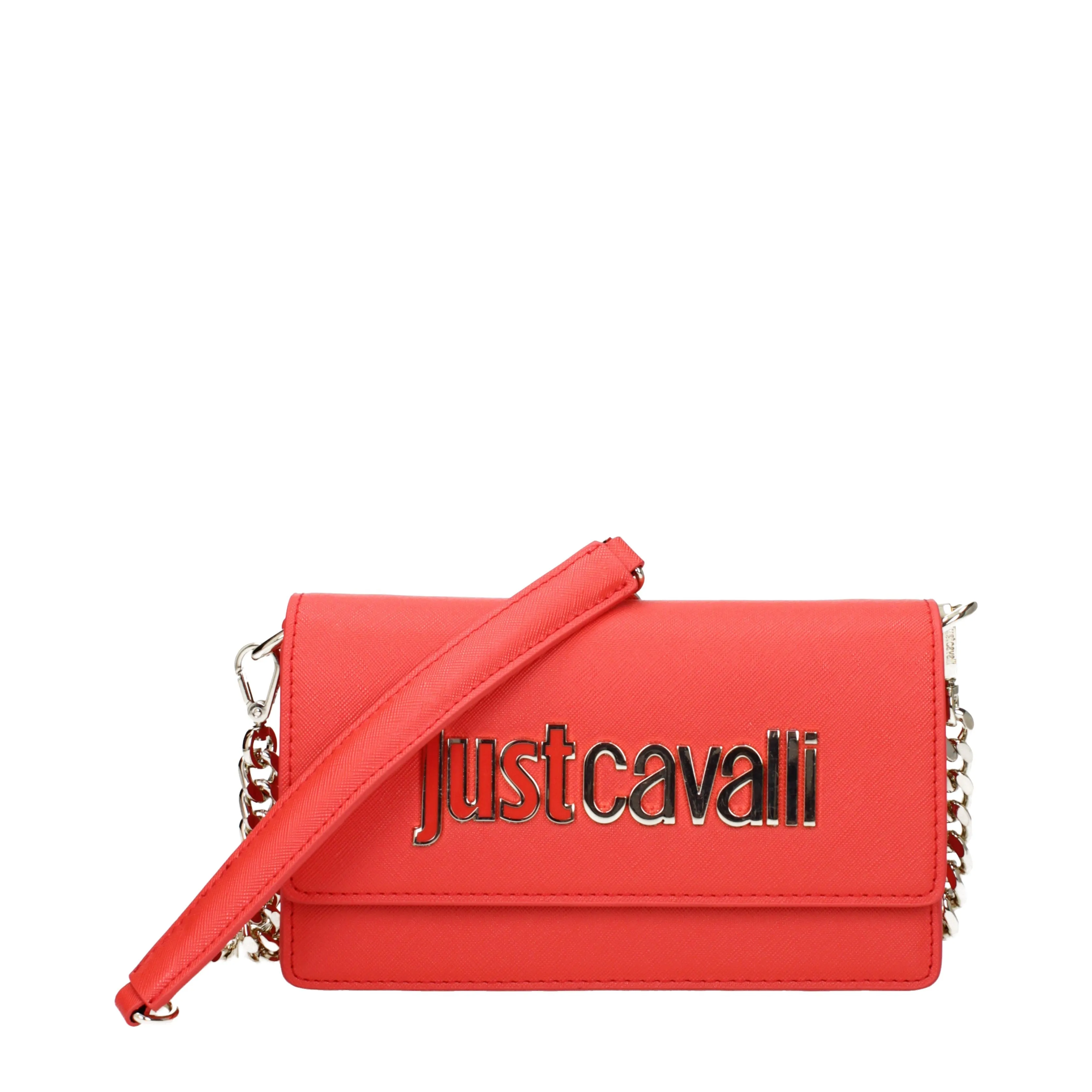 Just Cavalli Sacs à bandouliers femmes polyester rouge / corail