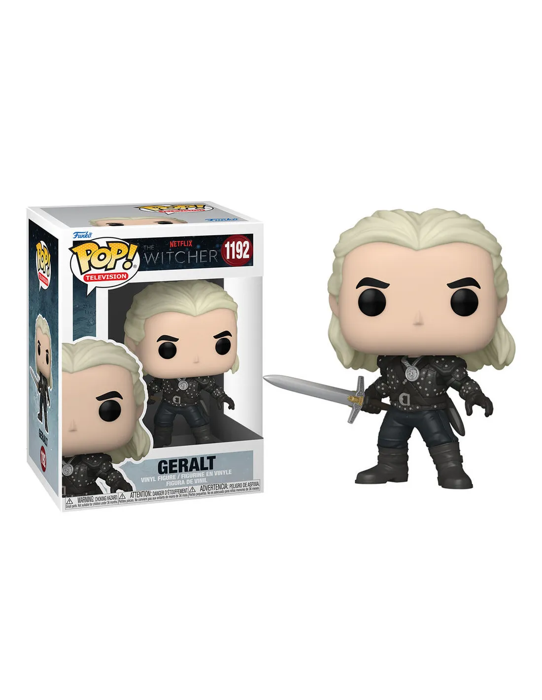 La Figure de la POP The Witcher Geralt ⚔️ Boutique Épées
