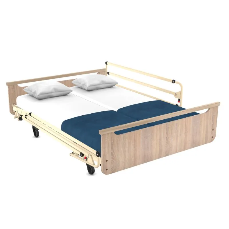 Lit médicalisé double HARMONIE TWICE 3260 3 fonctions 140 cm