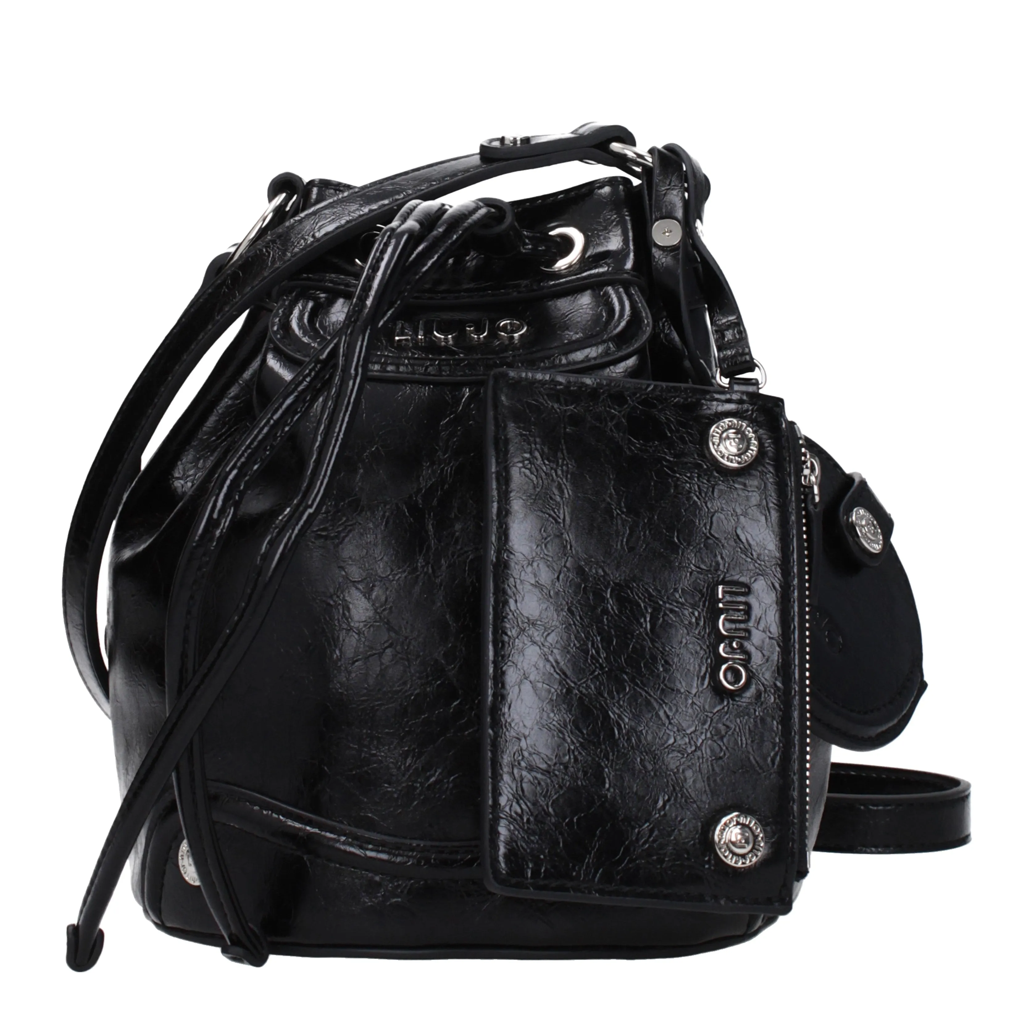 Liu Jo Sisik Sacs d'épaule femmes polyester noir / noir