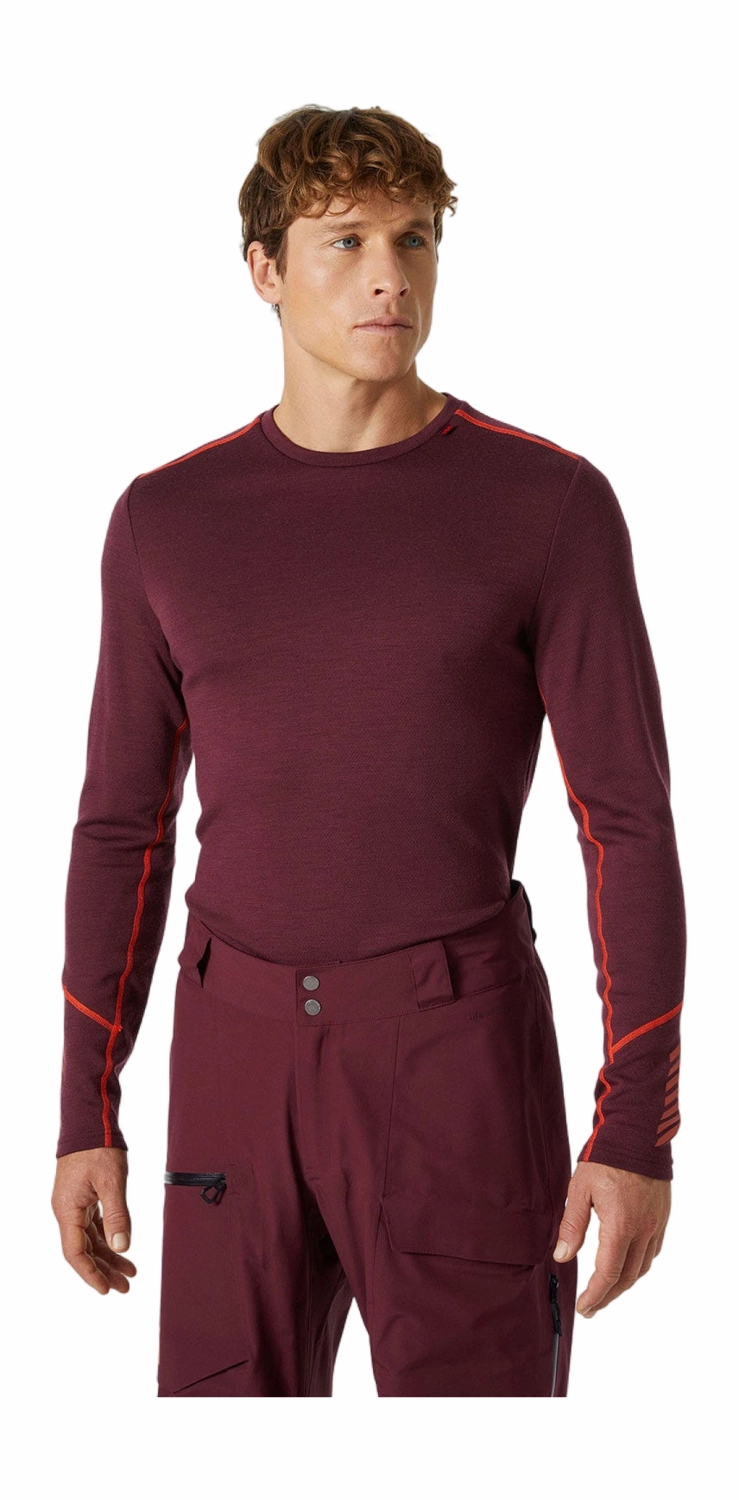 Maillot de Corps Helly Hansen Homme Lifa Merino Midweight Crew Hickory