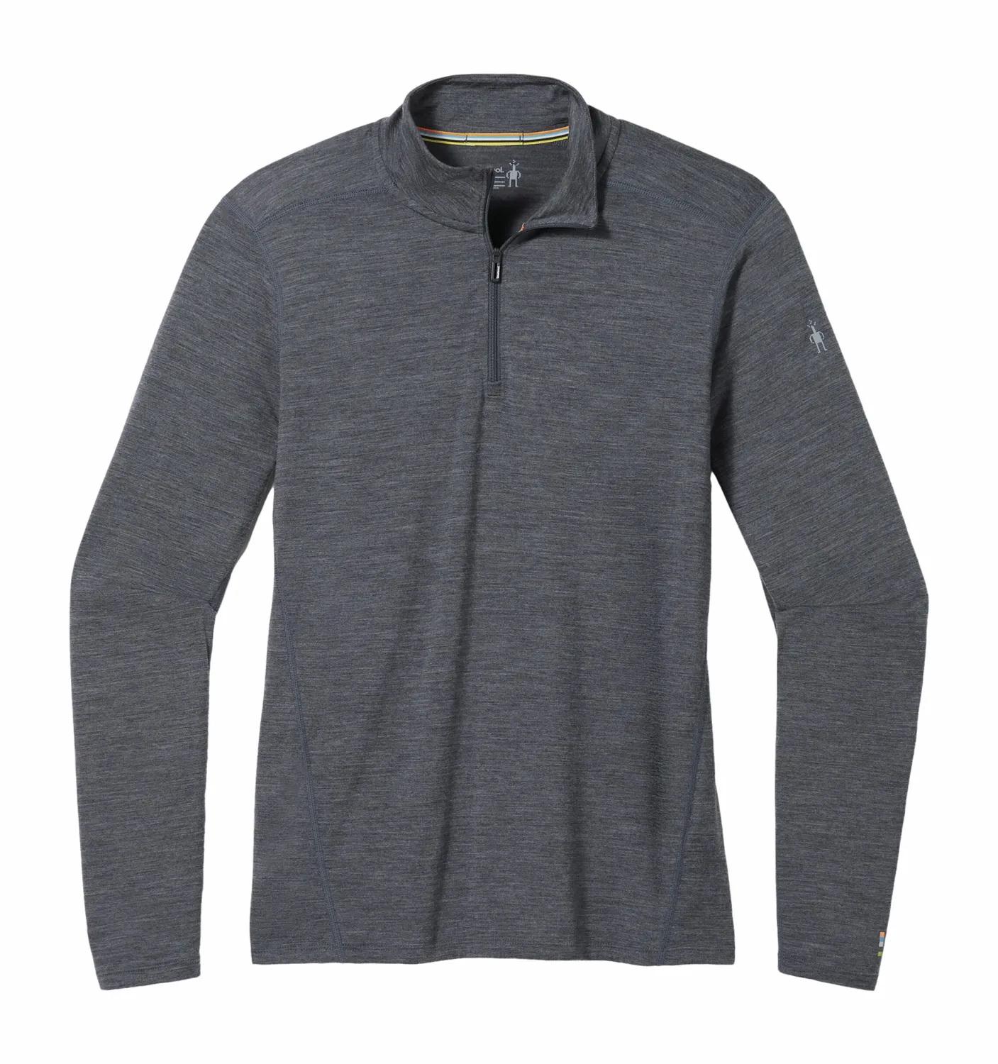 Maillot de Corps Smartwool Men Classic All-Season Merino Base Layer 1/4 Zip Boxed Iron Heather