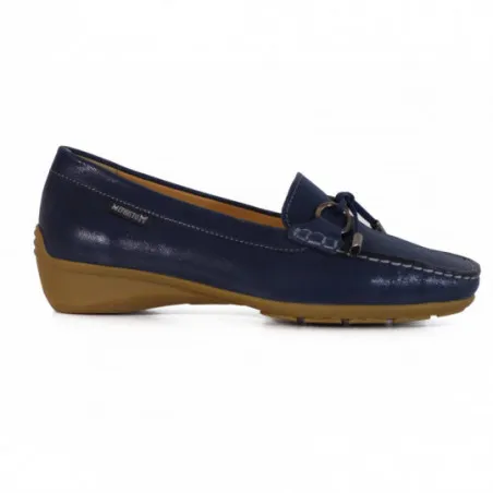 Mephisto Mocassin femme en cuir navy Confort l Igert
