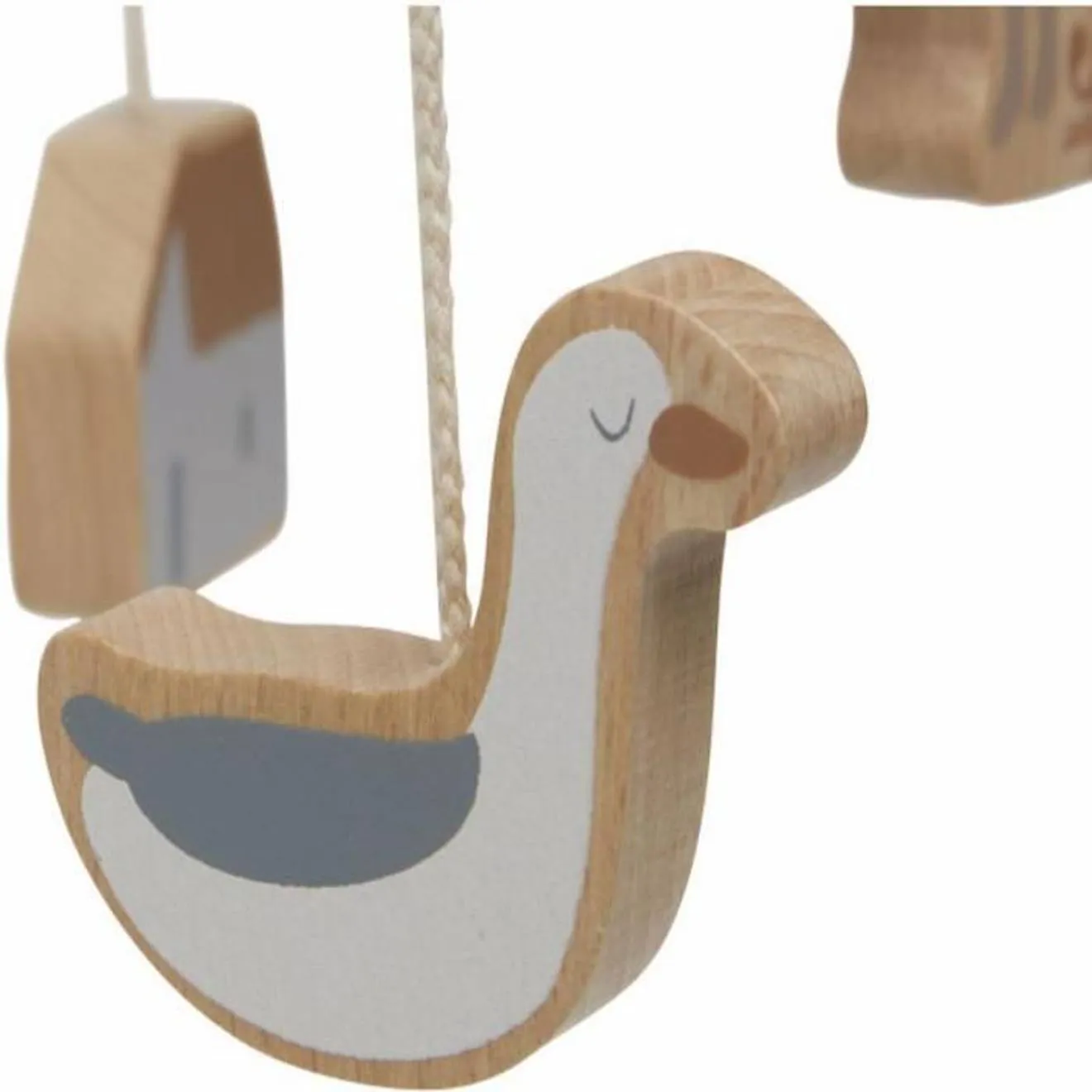 Mobile Bébé en bois Farm - Pour lit bébé marron - Jollein