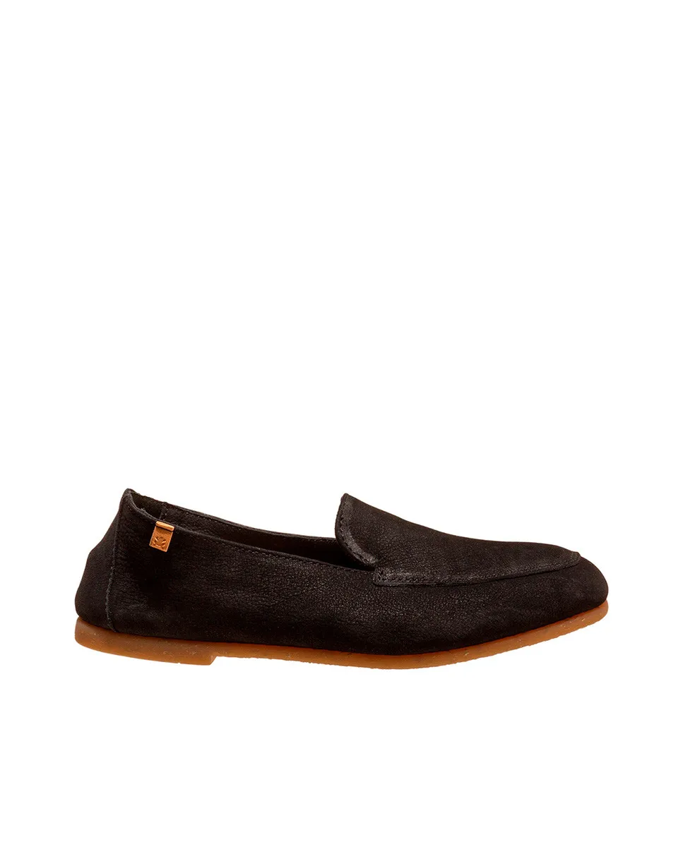 Mocassins en cuir et semelle recyclée - Noir