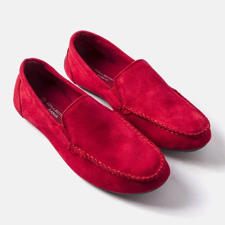 Mocassins homme Sterlington rouges