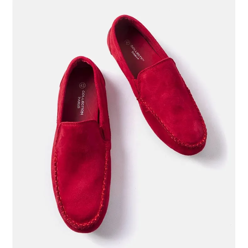 Mocassins homme Sterlington rouges