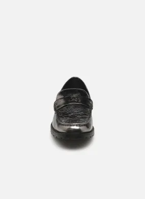Mocassins - Jocelyn crinkle metallic loafer - Argent