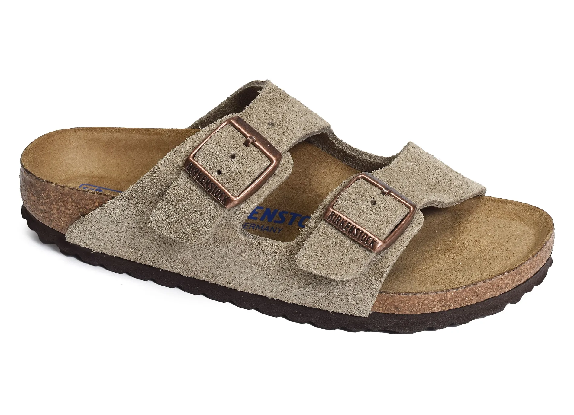 mules et sabots Birkenstock  Arizona sfb cuir w taupe 