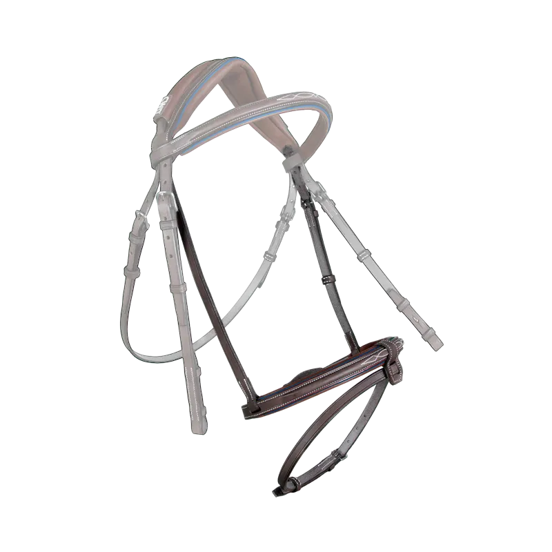 Muserolle française doublée 1/2 ronde surpiquée Sport Color