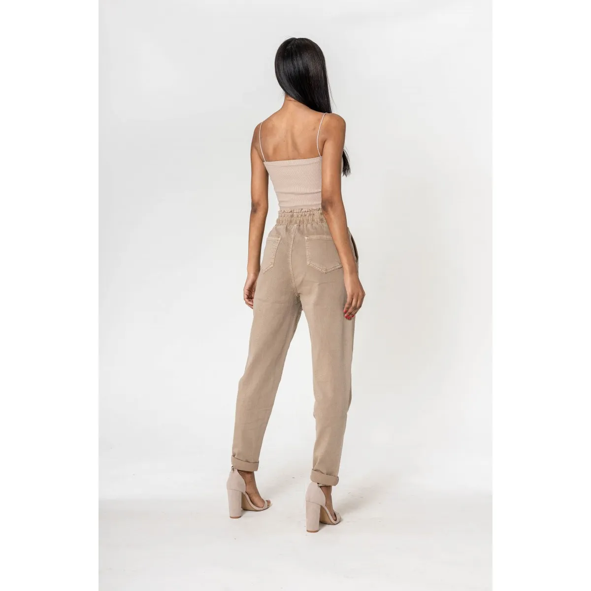 Pantalon ample beige Nina Carter - Matière noble 29,90€