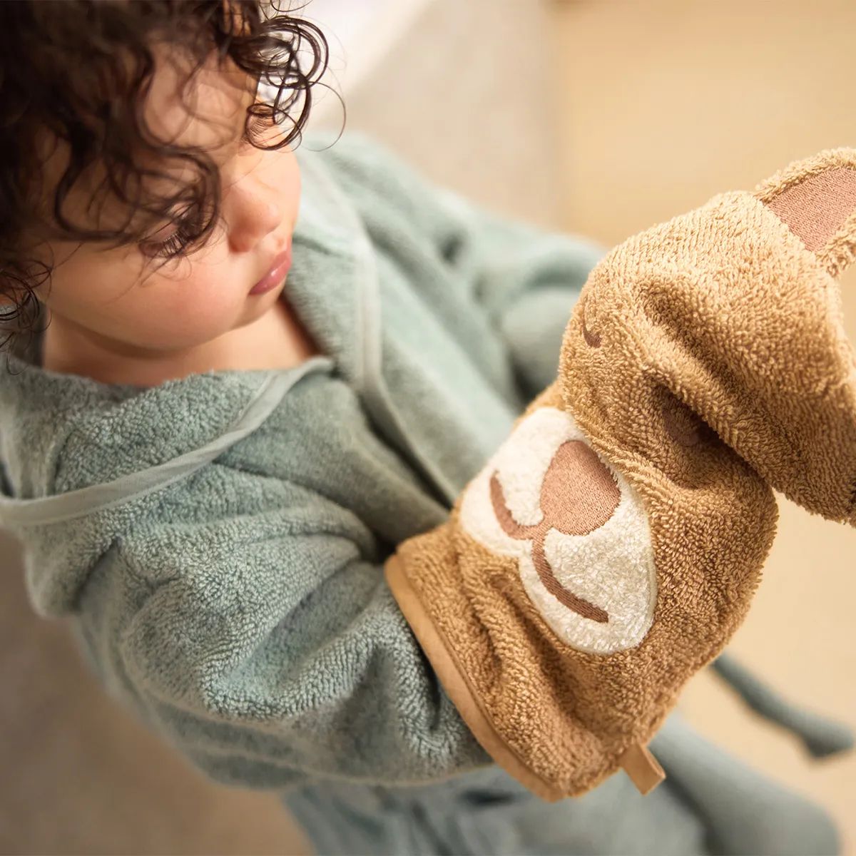 Peignoir de Bain Sea Green - 3/4 Ans