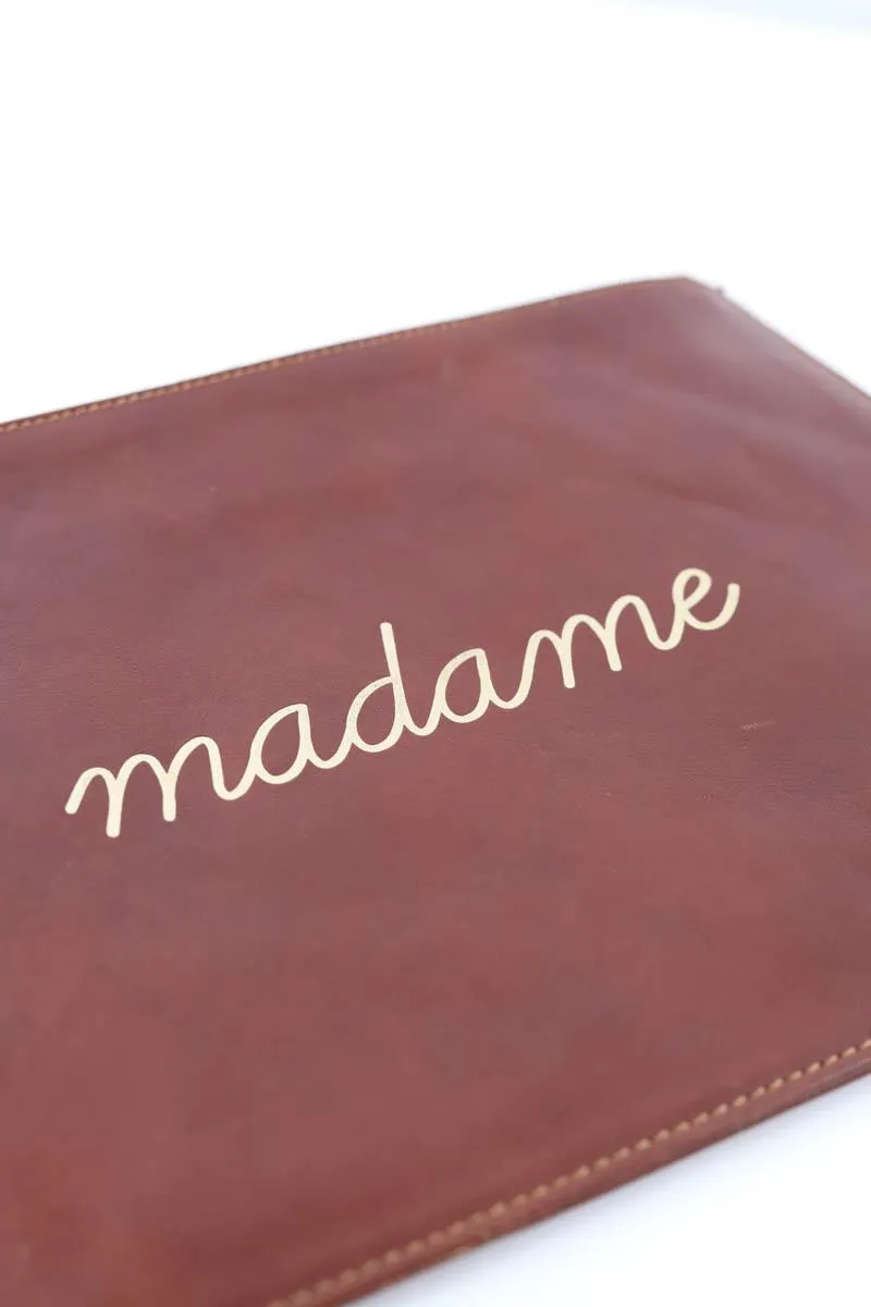 Pochette en cuir