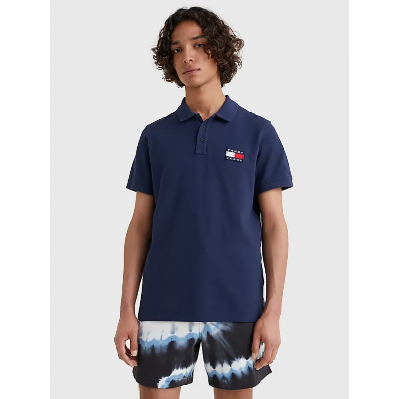 Polo Logo Homme Tommy Jeans TJM TOMMY BADGE LIGHTWEIGHT