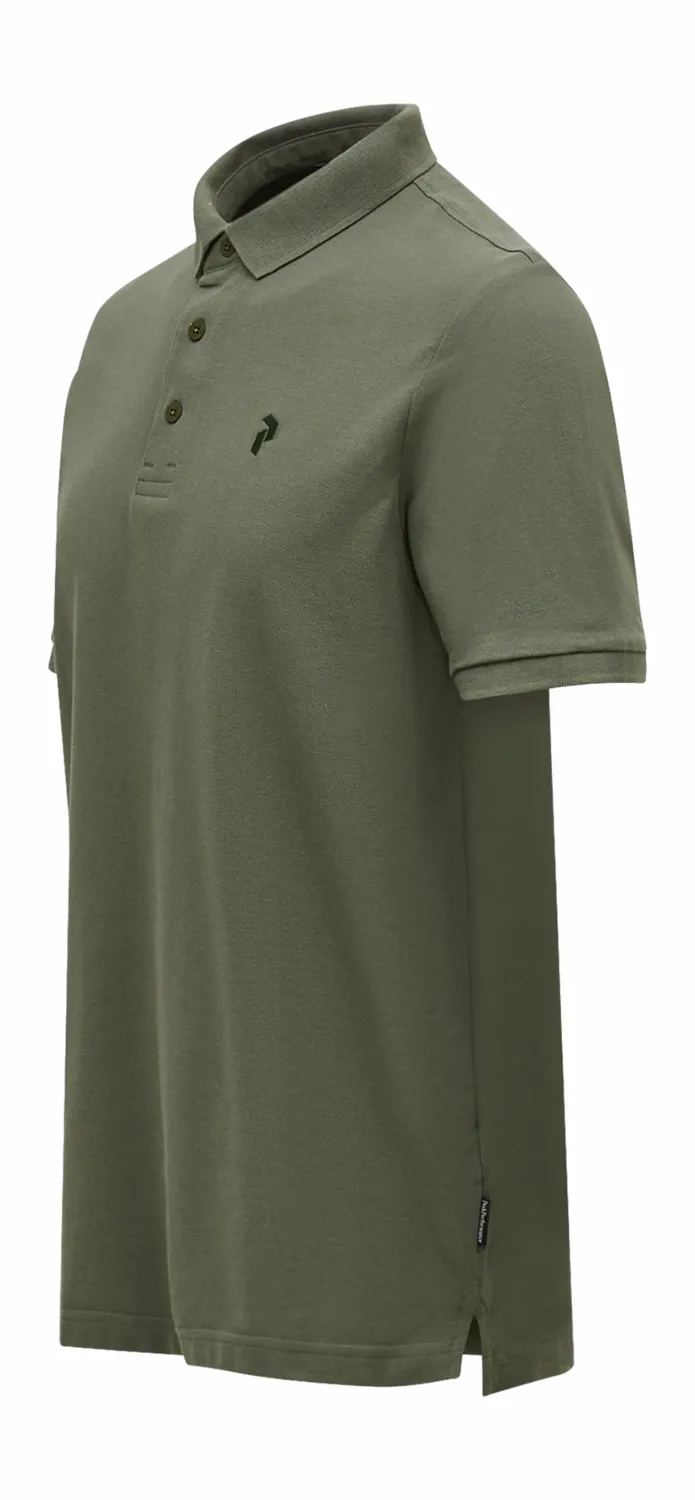 Polo Peak Performance Homme Classic Cotton Pine Needle
