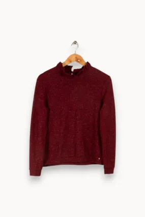 Pull bordeaux brillant - Taille M/38