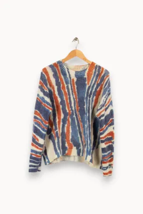 Pull en maille multicolore - Taille M/38