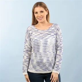 Pull maille ruban