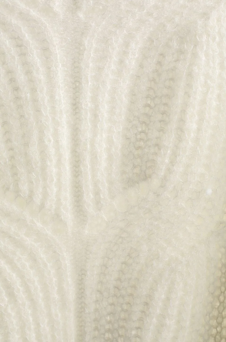 Pull à col rond en maille de laine