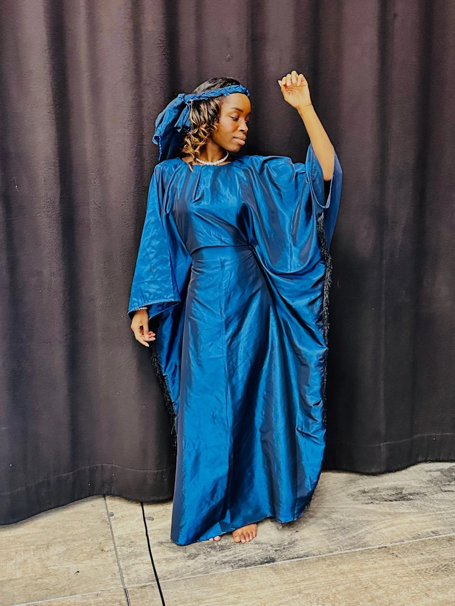 Robe Boubou Bleue Ample